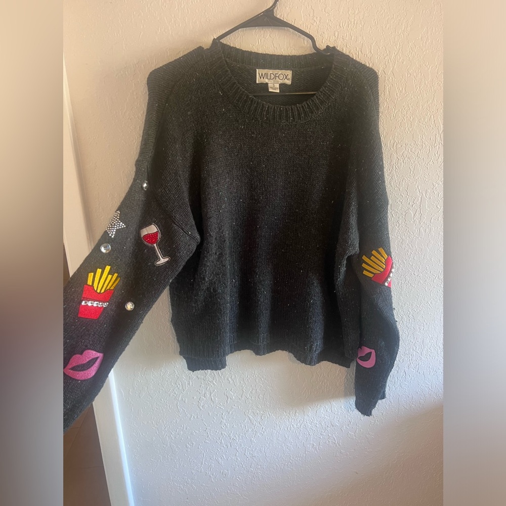 Wildfox - French Fries & Wine Sweater